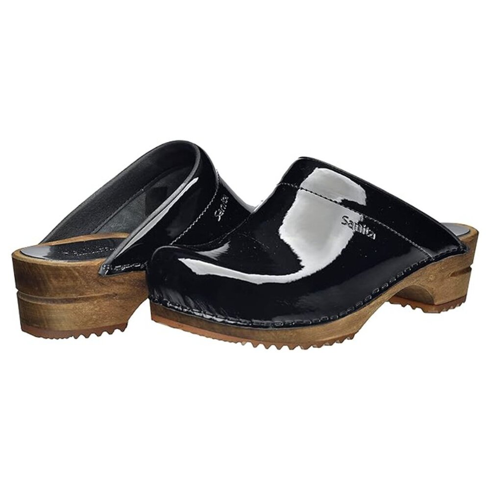 Sanita Patent Leather Clog